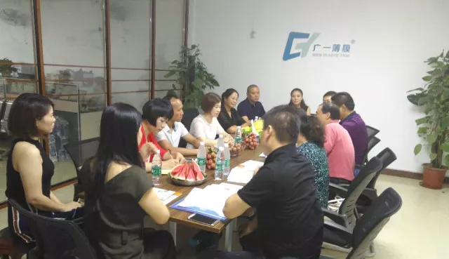 熱烈歡迎佛山市河南省商會(huì)領(lǐng)導(dǎo)蒞臨廣一塑薄膜有限公司參觀指導(dǎo)工作！